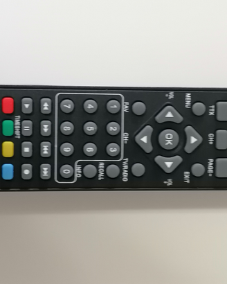 Telecomando per Decoder DVB-T2 universale, Nuovo