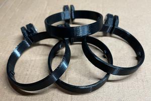 FASCETTE SUPPORTI parafango anteriore Ducati Cagiv