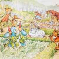 Locandina poster promozionale libri Beatrix Potter