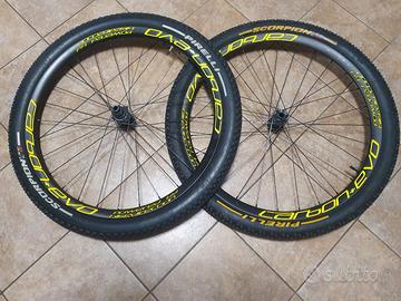 ruote mtb 29 carbon+evo 