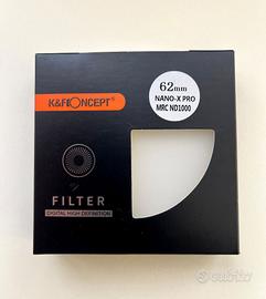 K&F CONCEPT Filtro ND 1000 (62mm)  Super Slim