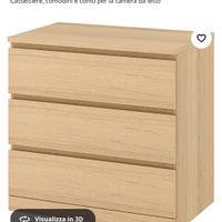 cassettiera Malm Ikea