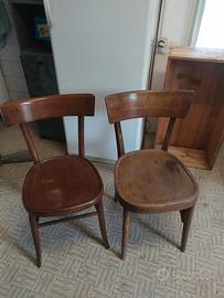Sedie in legno anni 50/60