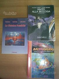 Testi di chimica, biologia e scienze