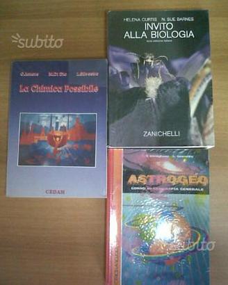 Testi di chimica, biologia e scienze