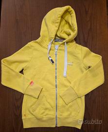 Felpa con cappuccio e zip uomo The Superdry Label 