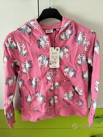 Felpa Blu Kids bambina 8-9 anni 