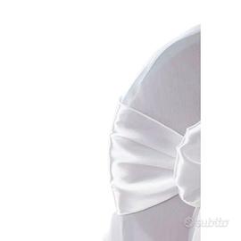 80 Fiocchi allestimento in raso bianco 20*260 cm