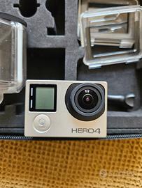 GoPro Hero 4 Silver + 2 batterie + accesori