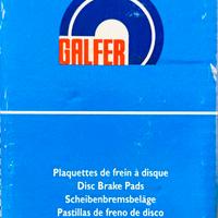 kit pastiglie freni a disco Galfer