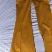 pantalone sartoriale giallo ocra 