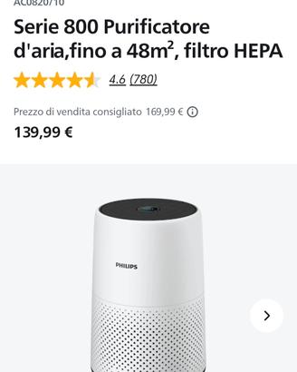 purificatore d'aria Philips serie 800