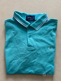 Polo Fred Perry slim fit celeste Tg M