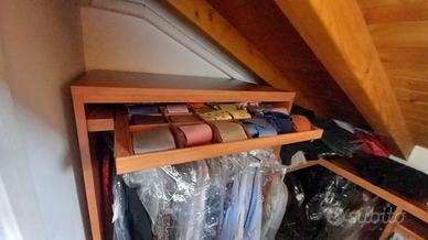 stupendo mobile cabina armadio legno noce 