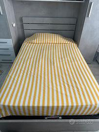 Letto contenitore 1 piazza e mezza Light Grey