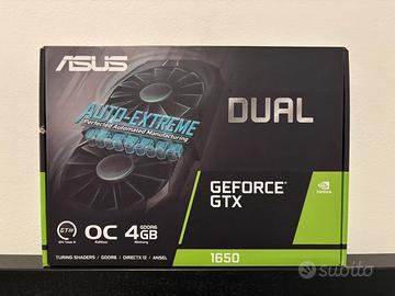 Asus dual geforce GTX 1650 oc scheda video gaming