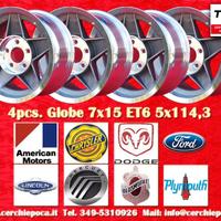 4 Cerchi Globe GT 7x15 ET6 PCD 5x114.3