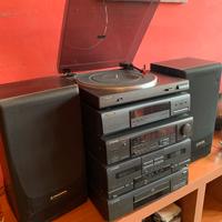 Impianto stereo completo Pioneer vintage