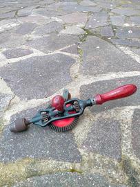 trapano a mano vintage 