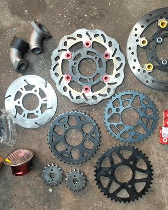 pitbike accessori dischi corone