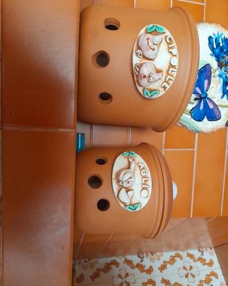 contenitori per aglio e cipolla in terracotta