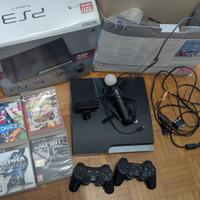 PlayStation3 + Chitarra guitar hero + giochi