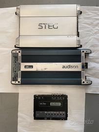 Amplificatori e processore audio per Auto