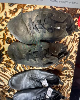 2 paia scarpe danza moderna donna nere 40