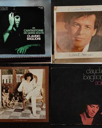 Lotto 4 vinili Claudio Baglioni 1971-1985