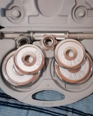 Set manubrio marca cromo da 10kg