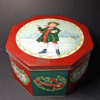 Scatola di latta vintage Natale