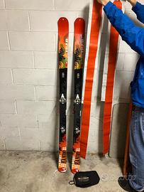 Kit sci alpinismo : sci+attacchi+pelli