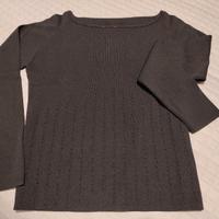 Maglia in viscosa nera. Taglia M. Blunauta 