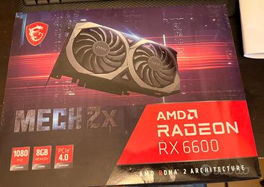 MSI amd Radeon rx 6600 mech 2x - 8gb gddr6