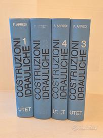Filippo Arredi, 4 Volumi di COSTRUZIONI IDRAULICHE