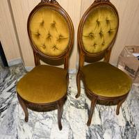 Coppia sedie antiche