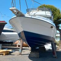 Barca a motore con fly