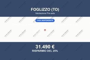 Immobile in asta di 70 m² a Foglizzo