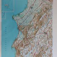 cartina a rilievo Latina scala 1:150000 marca LAC 