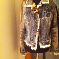 Stupendo giubbino in pelle e pelliccia interna