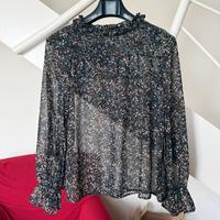 Blusa donna floreale nera TG M OVS