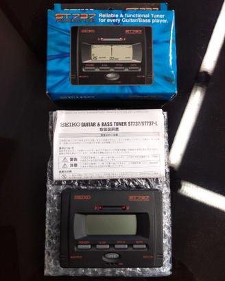Accordatore per Chitarra e Basso NUOVO SEIKO ST737