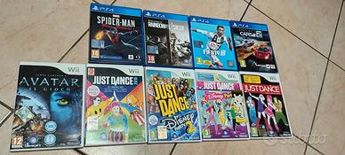 9 giochi Wii e ps4