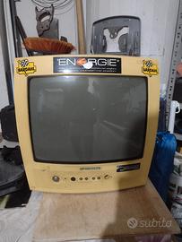 TV da colezione retro vintage non funzionante 