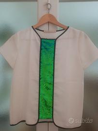 Blusa con paillettes 