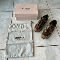 Scarpe bambino unisex marrone tg 35 Hogan Junior