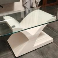 Tavolino in cristallo