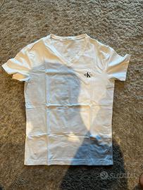 maglietta Calvin Klein Jeans bianca