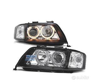 FARI AUDI A6 4B 97-99 ANGEL EYES FONDO NERO