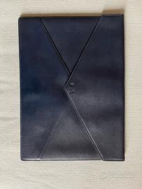 Nuovo portadocumenti Nava blu ecopelle